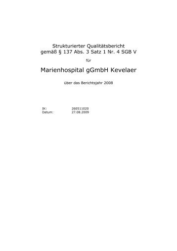 Marienhospital gGmbH Kevelaer