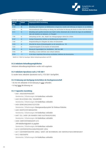 Strukturierter QualitÃ¤tsbericht - Evangelisches Klinikum Niederrhein