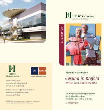 Gesund in Krefeld - HELIOS Kliniken GmbH