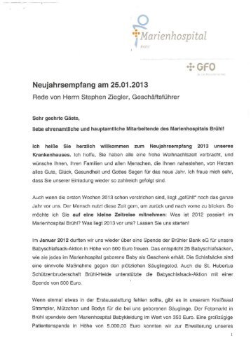 Â·!Â·Marienhospital -i- GFO