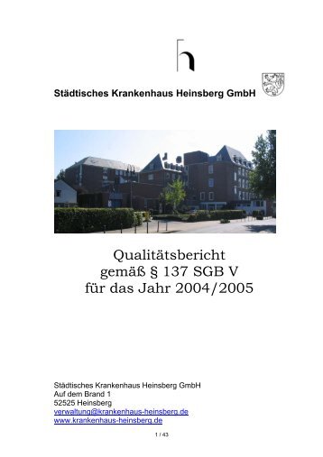 StÃ¤dtisches Krankenhaus Heinsberg GmbH