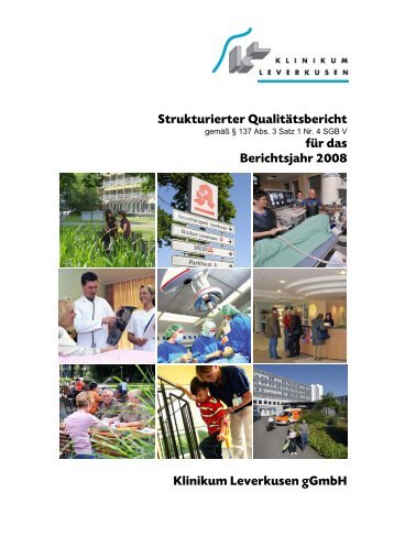 Klinikum Leverkusen, Strukturierter QualitÃ¤tsbericht, Berichtsjahr 2008