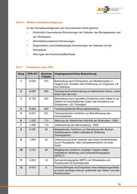 Strukturierter QualitÃ¤tsbericht Katholisches Klinikum Duisburg GmbH