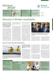 Ausgabe Nr. 31 / März 2013 - Städtisches Klinikum Braunschweig