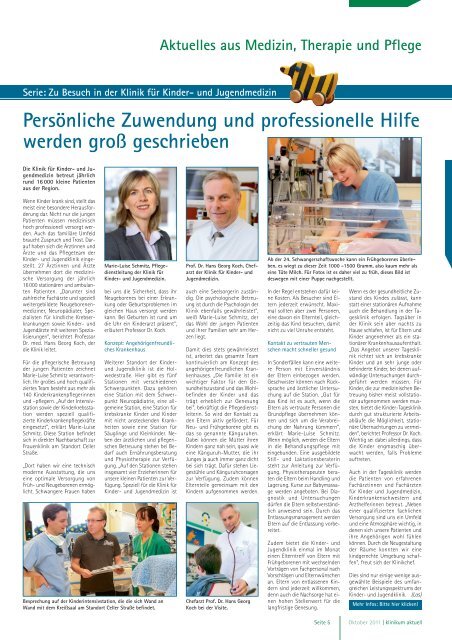 Ausgabe Nr. 27 / Oktober 2011 - StÃ¤dtisches Klinikum Braunschweig