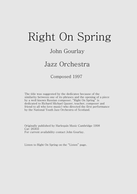 John Gourlay Catalogue March 2014