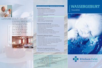 WASSERGEBURT - Klinikum Fulda