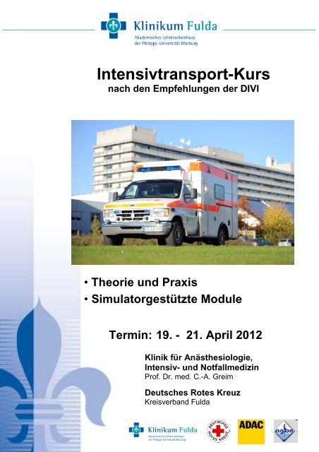 Flyer Divi Intensivtransport - Klinikum Fulda