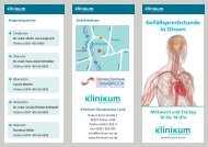 Download Flyer GefÃ¤Ãchirurgie - Klinikum OsnabrÃ¼ck