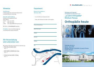 OrthopÃ¤die heute - Klinikum Passau