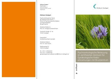 Download als pdf (189 KB) - Klinikum Stuttgart