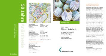 Flyer als PDF (130 KB) - Klinikum Stuttgart