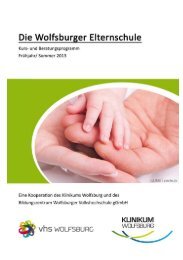 Das aktuelle Heft der Wolfsburger Elternschule ... - VHS Wolfsburg
