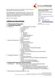 Leitlinien Cholezystektomie.pdf - Klinikum Bielefeld gem. GmbH