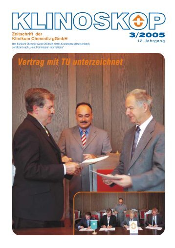 Vertrag mit TU unterzeichnet - Klinikum Chemnitz