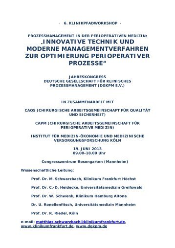 innovative technik und moderne managementverfahren zur ...