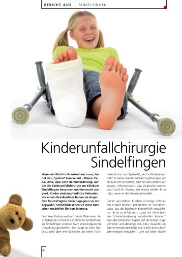 Kinderunfallchirurgie Sindelfingen