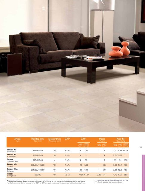 Naturales Natural Tiles