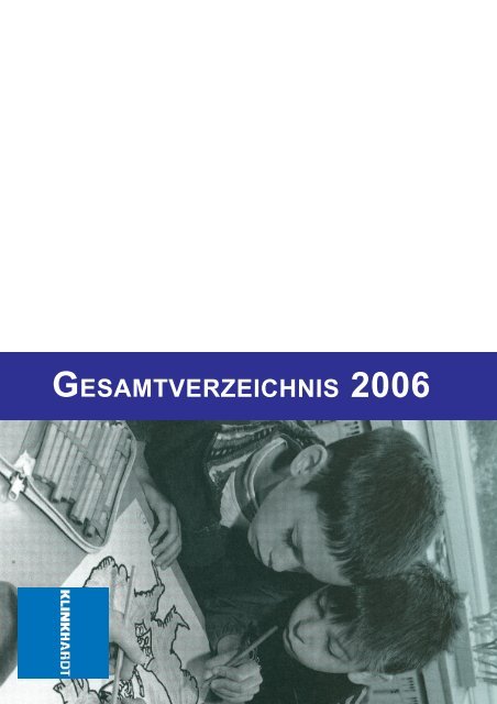 Gesamtkatalog als pdf (5,21 MB) - Julius Klinkhardt