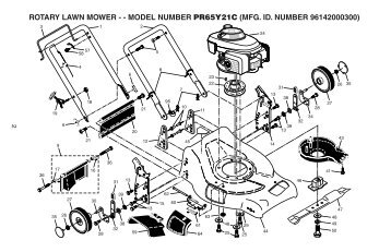 ipl, pr65y21c, lawn mowers: consumer walk-behinds ... - Klippo