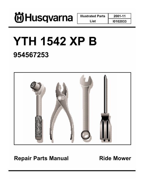 Husqvarna yth1542xp parts outlet