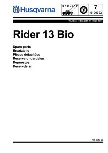 IPL, Rider 13 Bio, 2001-01 - Husqvarna