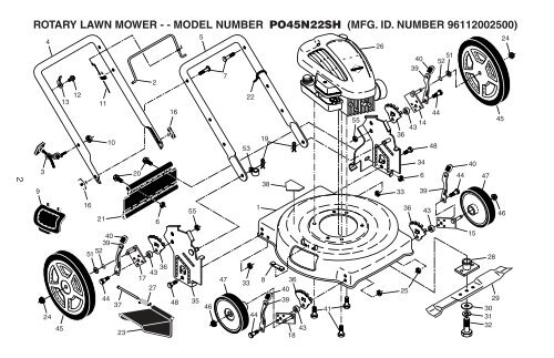 ipl, po45n22sh, lawn mowers: consumer walk-behinds ... - Klippo