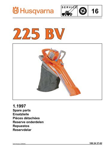 IPL, 225 BV, 1997-04, Blower - Husqvarna