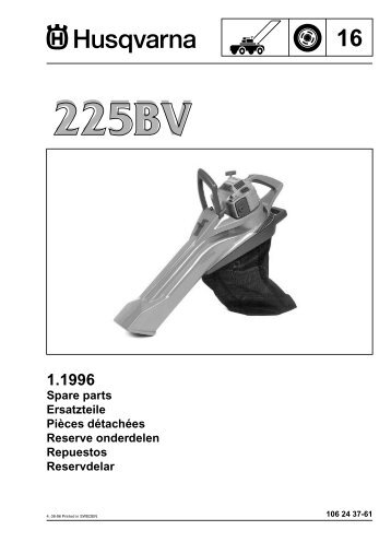 IPL, 225 BV, 1996-08, Blower - Husqvarna