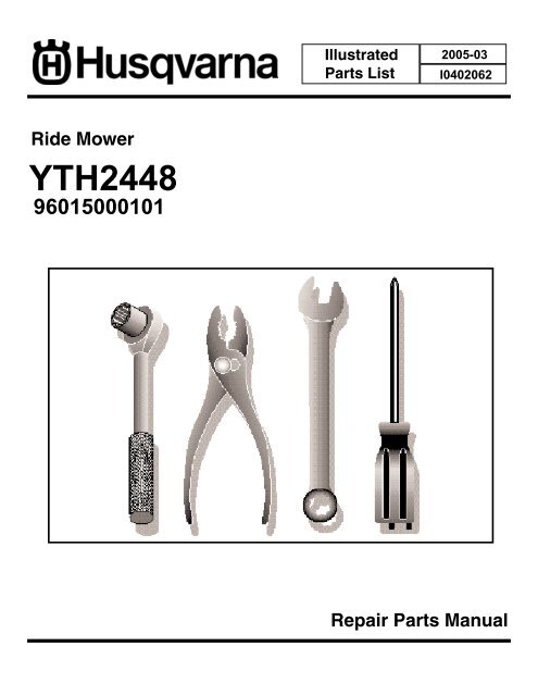 IPL YTH 2448 96015000101 2005 03 Ride Mower Husqvarna
