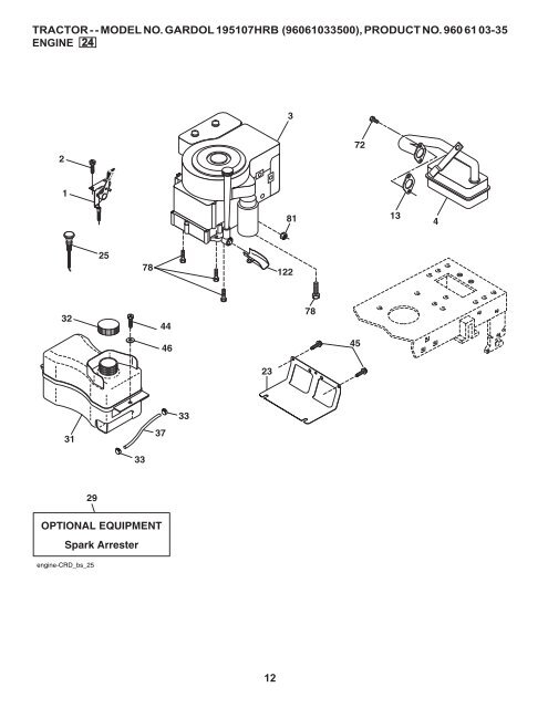 IPL, Gardol, 195107HRB, 96061033500, 2011-02, Tractor - Klippo