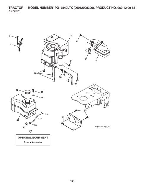 IPL, POULAN, PO17542LTX, 2008-06, 418746, CA ... - Klippo