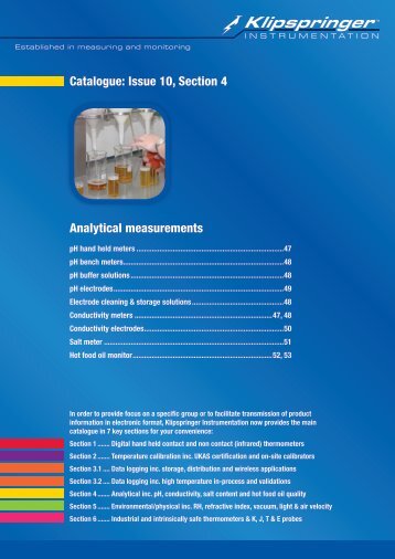 Catalogue: Issue 10, Section 4 Analytical measurements - Klipspringer