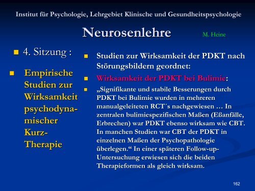 Neurosenlehre - Klinische und Gesundheitspsychologie