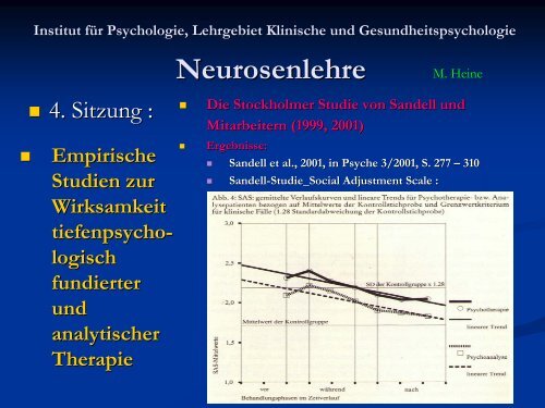 Neurosenlehre - Klinische und Gesundheitspsychologie