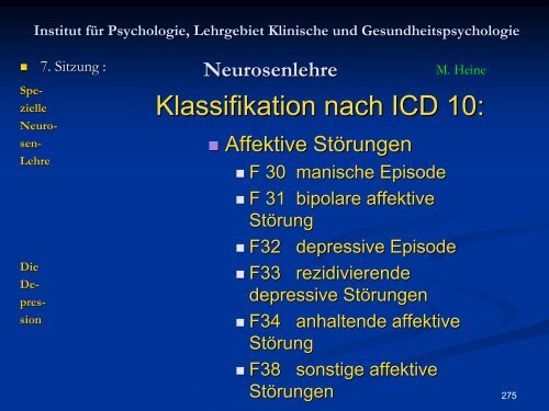 Neurosenlehre - Klinische und Gesundheitspsychologie