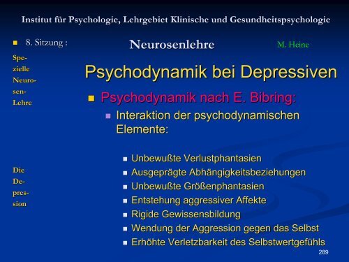 Neurosenlehre - Klinische und Gesundheitspsychologie