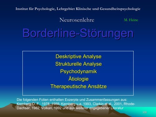 Neurosenlehre - Klinische und Gesundheitspsychologie