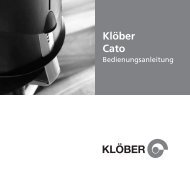 Bedienungsanleitung - KlÃ¶ber GmbH