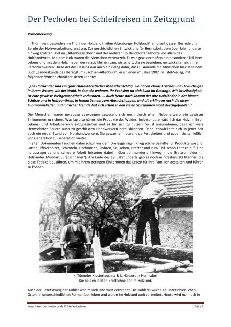 Pechofen Hermsdorf Regional