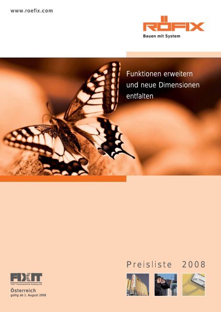 Preisliste 2008