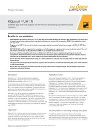 Kl beroil 4 UH1 N - KlÃ¼ber Lubrication