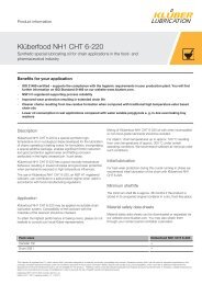 Kluberfood NH1 CHT 6-220 - KlÃ¼ber Lubrication