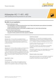 KlÃ¼berplex AG 11-462 - KlÃ¼ber Lubrication