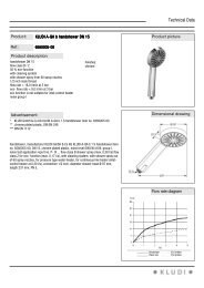 Technical Data - kludi