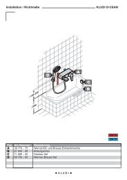 Installationsbeispiele Wanne