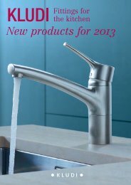New products for 2013 - Kludi GmbH & Co. KG