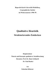 Qualitative Heuristik : Strukturierendes Entdecken - Kluesener-net.de