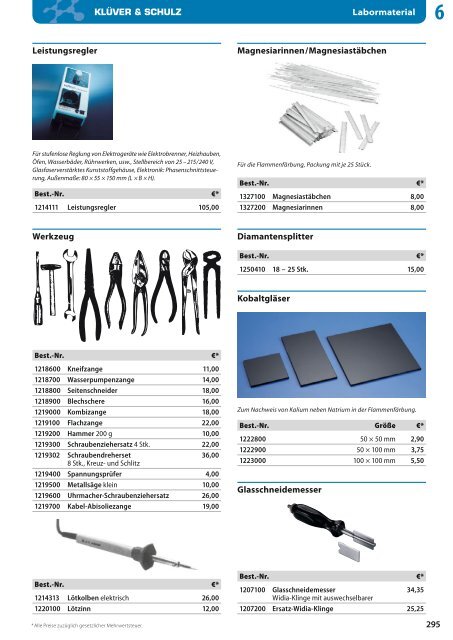 232 6 Labormaterial Abdampfschalen Abdampfschalen ...