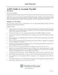 AAPA Guide to Accounts Payable - Kluwer Law International